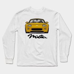 Mazda Mx5 Miata NC1 Yellow Long Sleeve T-Shirt